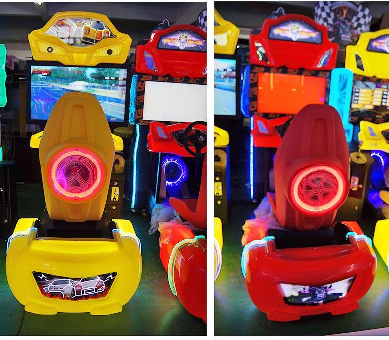 Luxury Double Players Car Driving Arcade Machine For Shopping Mall
