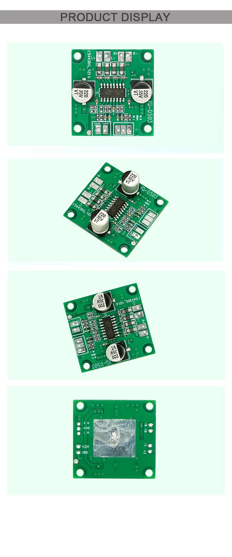 Mini Amplifier 2*40W DC 5V-26V Power Amplifier Module Receivers Amplifiers Board