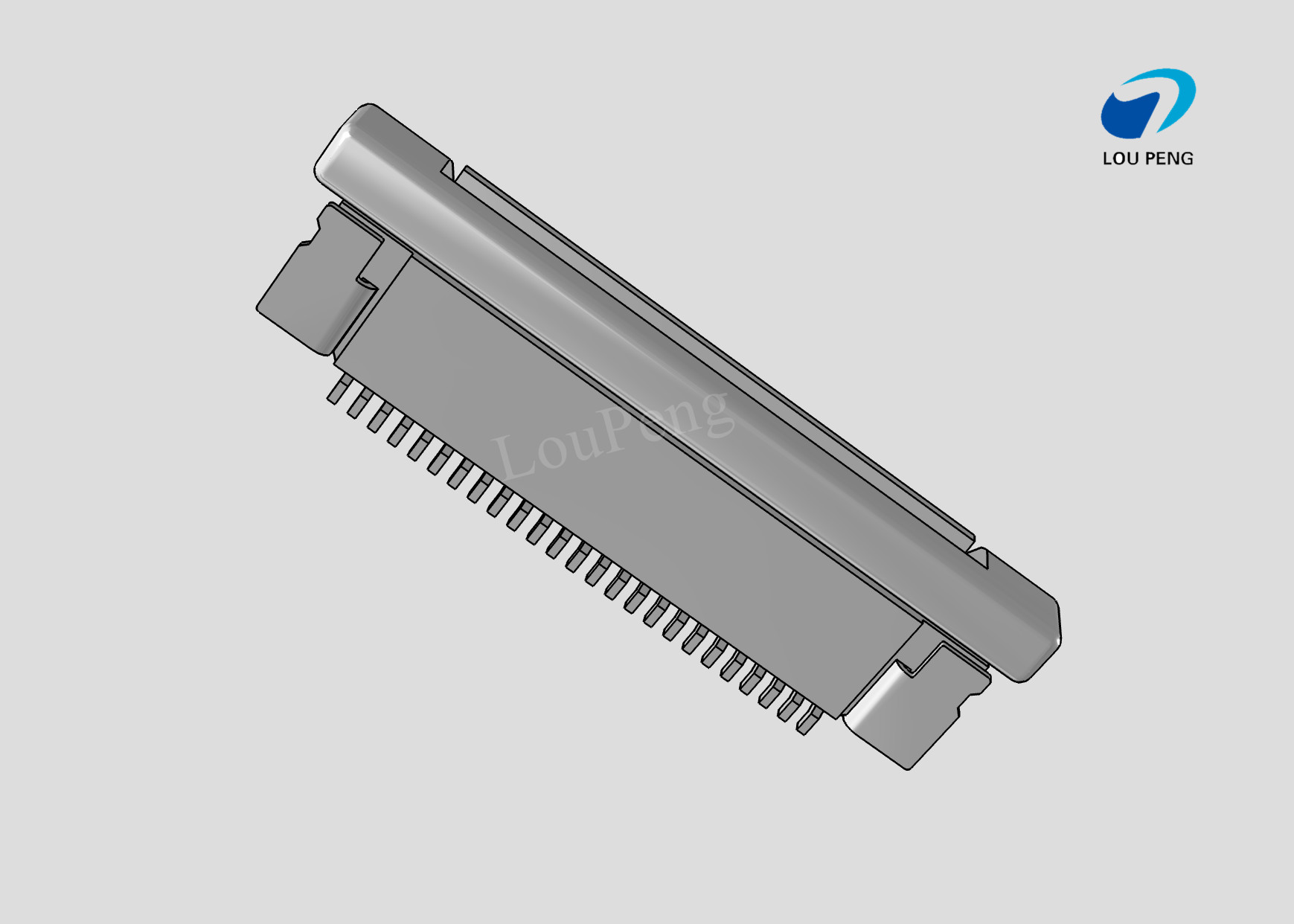 FPC CONNECTOR 0.5MM PITCH T/C 25PIN SMT
