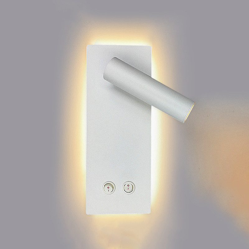 Reading Wall Lamp Reading room 3W Bedside Bedroom ambient lighting book Room Lighting hotel Fixture Sconce For villa