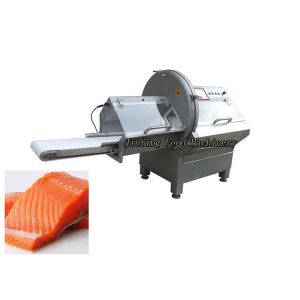 Thickness Adjustable Frozen Fish Fillet Cutting Machine Capacity 200pcs / Min
