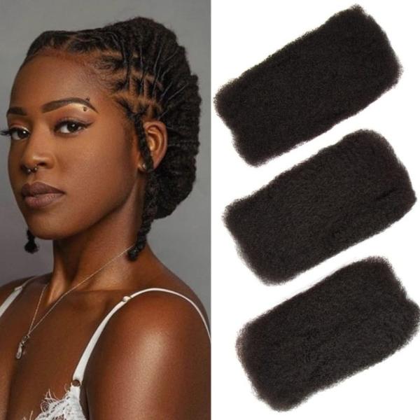 Kinky Curly Human Hair Bundles For Braiding And Lock Extensions Chemical