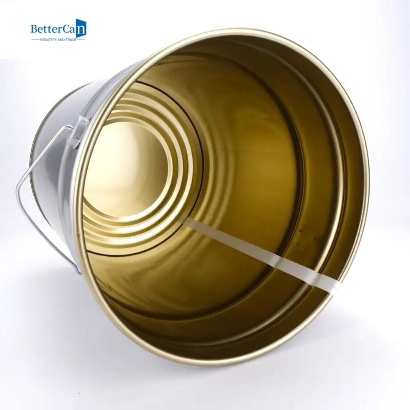 Round Decorating Paint Can 20L White Paint 5 Gallon Bucket