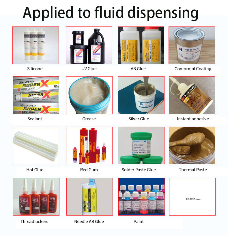 Fully Automatic Glue Dispenser for Metal parts & Customized Functions