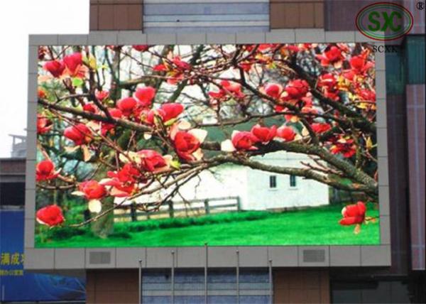 Waterproof Full Color Outdoor LED Screen 6500K - 9500K High Brightness, Led