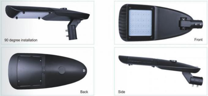 SMD Die Casting Aluminium IP66 Waterproof Outdoor LED Street Lights 140lm/W Ik08 60W