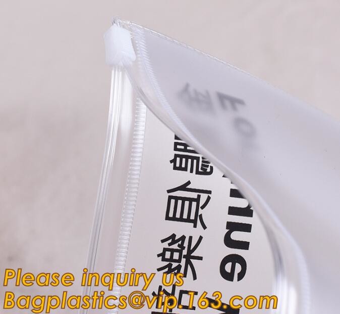Plastic Bag OEM Custom PVC Loop Handle Image Printed Plastic Shopping Bag,Promotional Clear Waterproof Plastic Cosmetic