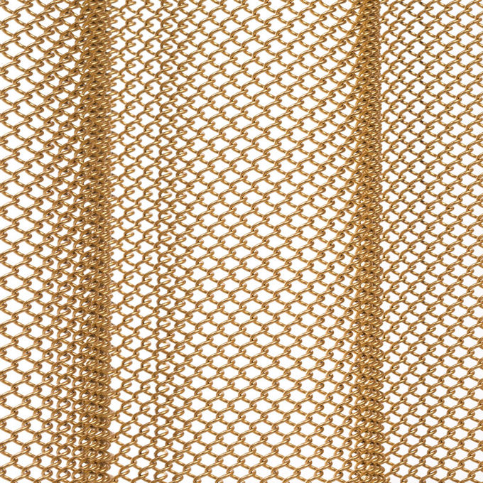 Heavy-duty Metal Wire Mesh Curtains For Fireplace Screen Systems