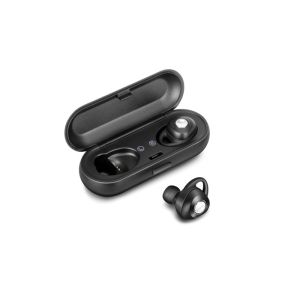 China Black True Wireless Bluetooth Earbuds 10M Transmission With Deep Bass on sale