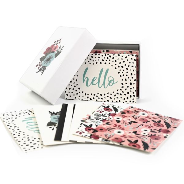 Custom Printing Flora Thank You Cards with Box UV and Offset Printing Film Lamination