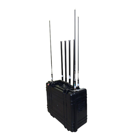 Signal Jammer High-output Power 95W Up to 150m Mobile Phone Jammer + WiFi /GPS/ VHF UHF/ 4G Jammer
