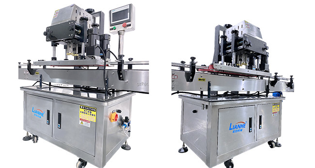 ISO Antirust Automatic Bottle Capper , PLC Capping Machine For Bottles