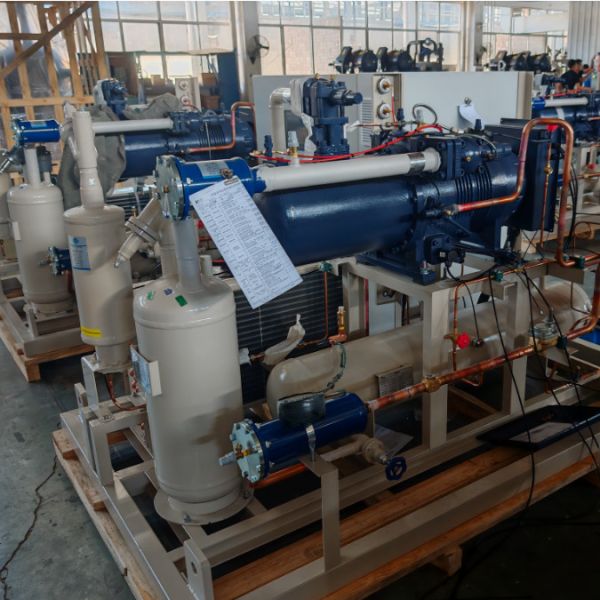 Parallel Structure Screw Compressor Rack With Copeland / Fracold / Daming