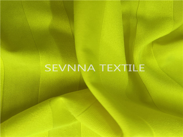 Fluorescein Breathable Yoga Wear Fabric Repreve Nylon Waterproof Airproof