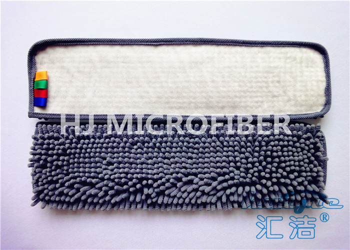 100% Polyester 17 Needles Microfiber Dust Mop 1100gsm Width 50-55cm