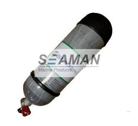 6L / 6.8L Spare Cylinder For Air Breathing Apparatus Steel / Carbon Fiber