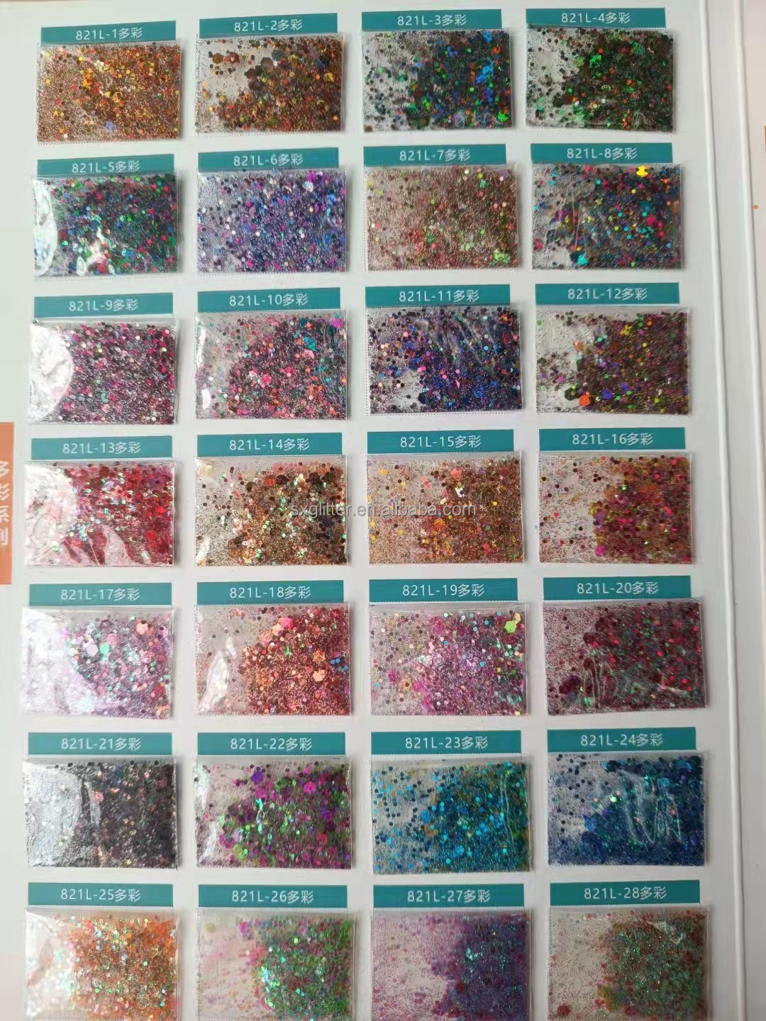 Craft and Christmas Item Type Indoor Christmas Decoration Chunky Glitter Mixes in Bulk