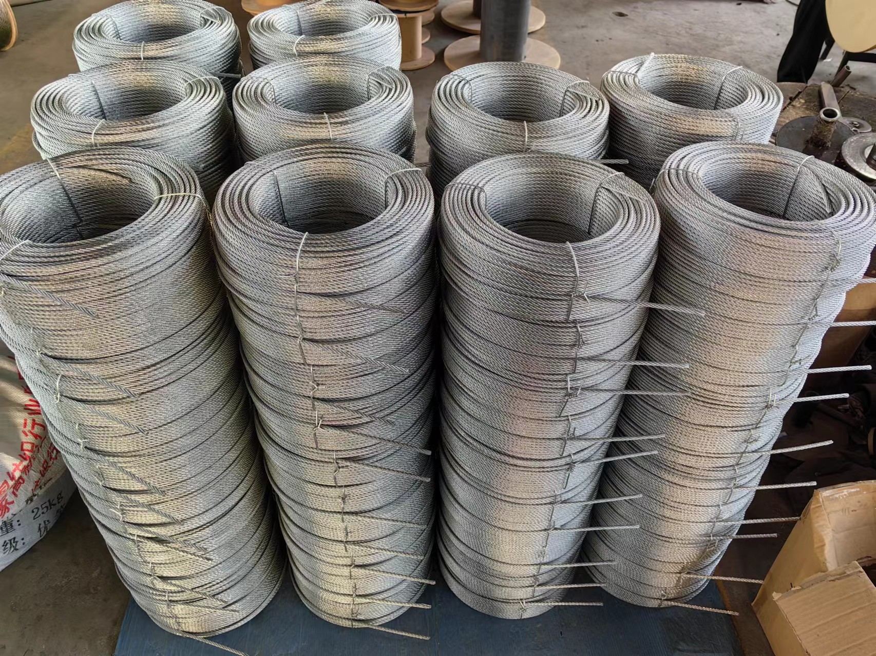 3/16" Steel Wire Rope 1x19 7x7 7x19 For Deck Railing Kits