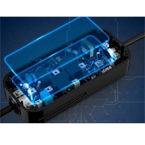 Efficient Portable Home Ev Charging Station 7.4KW HD-AMB106 With Up In Down Out Wiring