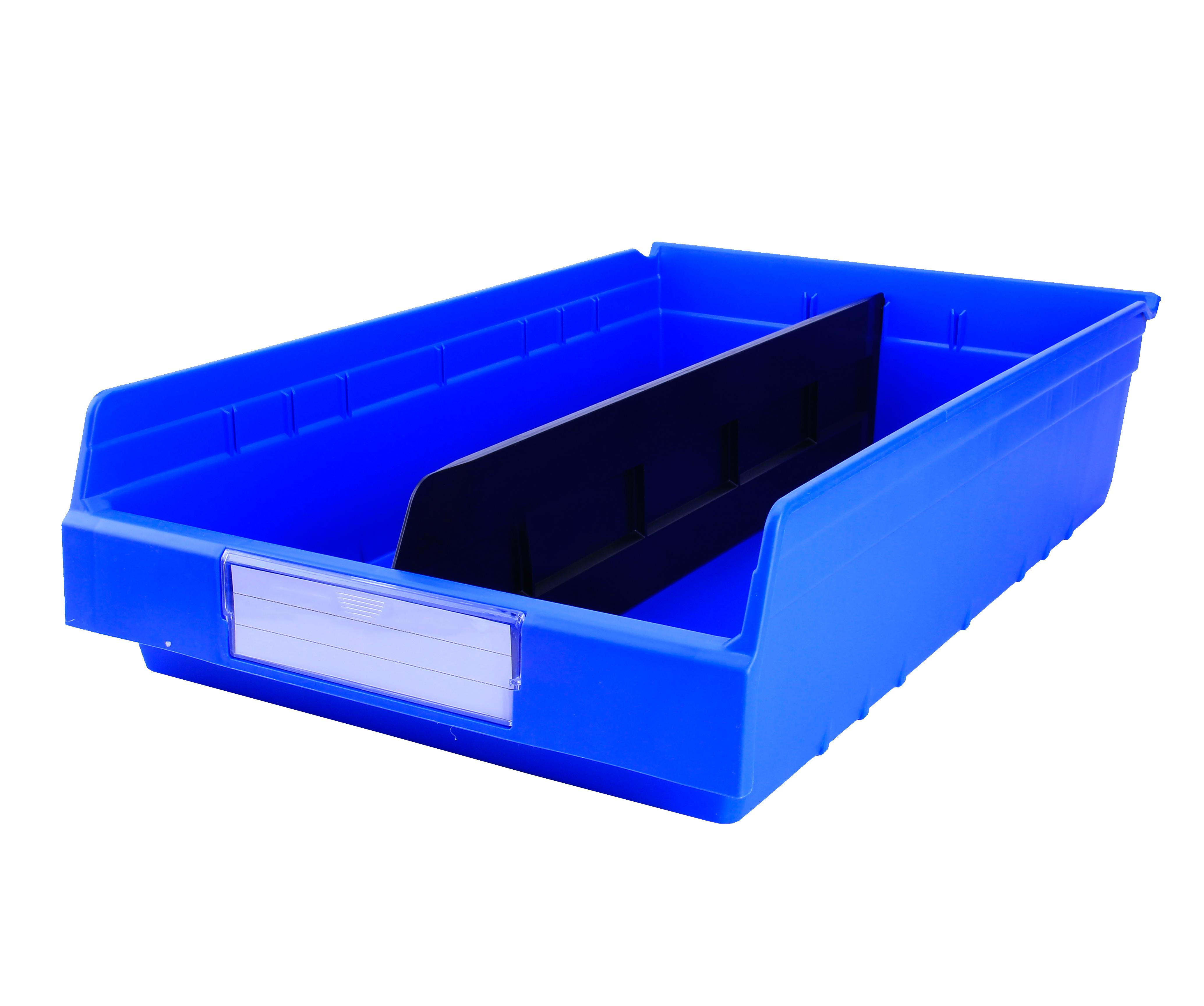 Customized Color Durable Storage Shelf Bins for Small Parts in Industrial Warehouse