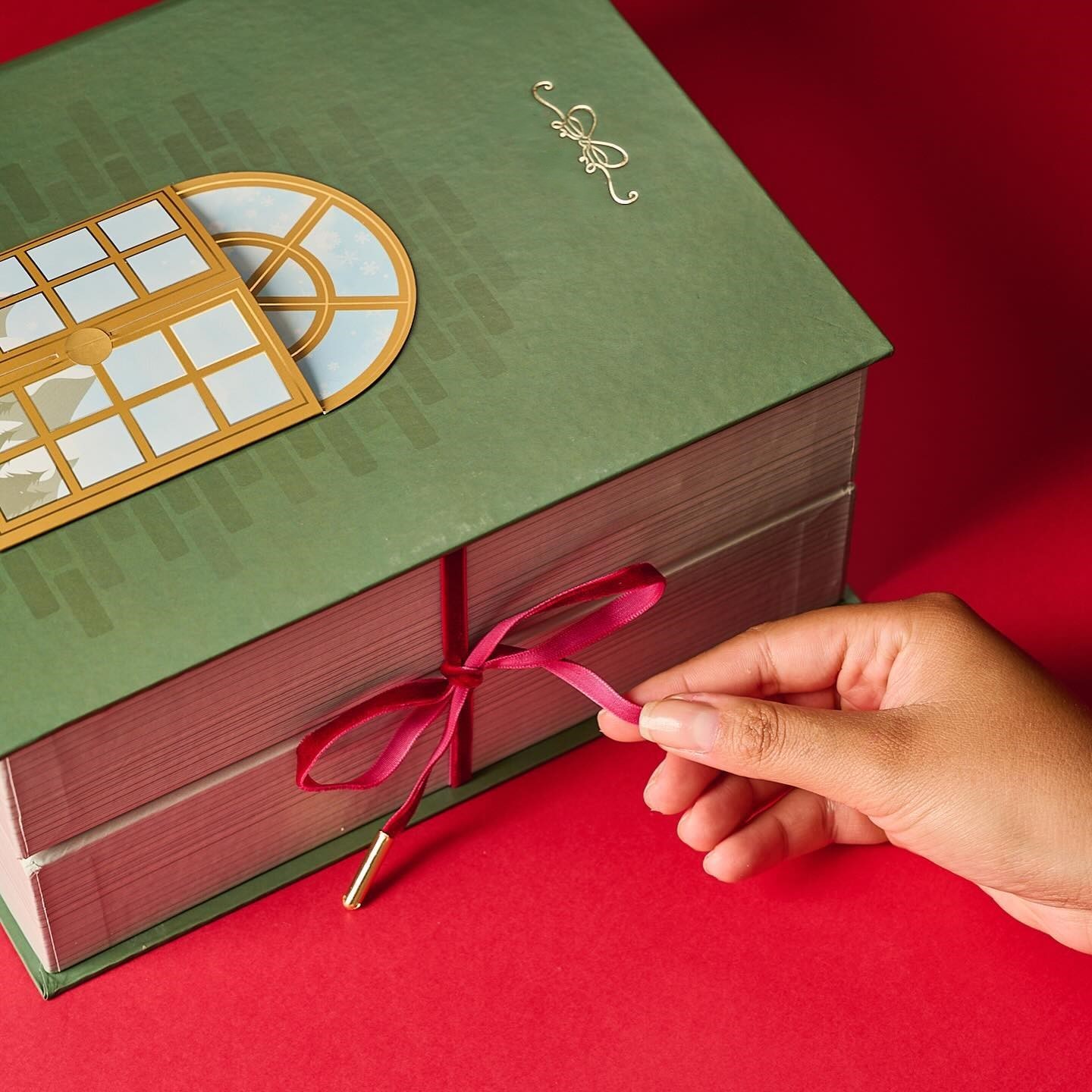 Christmas Countdown Book Advent Calendar Packaging With Small Boxes