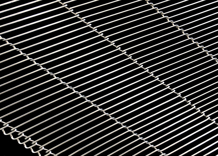 Metal Ladder Chain 316 Stainless Mesh Conveyor Belt Baking And Frying
