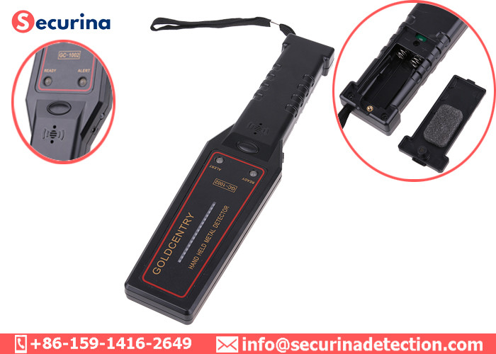 9V Battery Hand Held Body Scanner For Embassy / Police Station Security Checking