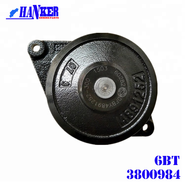 Heavy Class Truck Water Pump Cummins 6BT Diesel Engine Hydraulic Cooled System