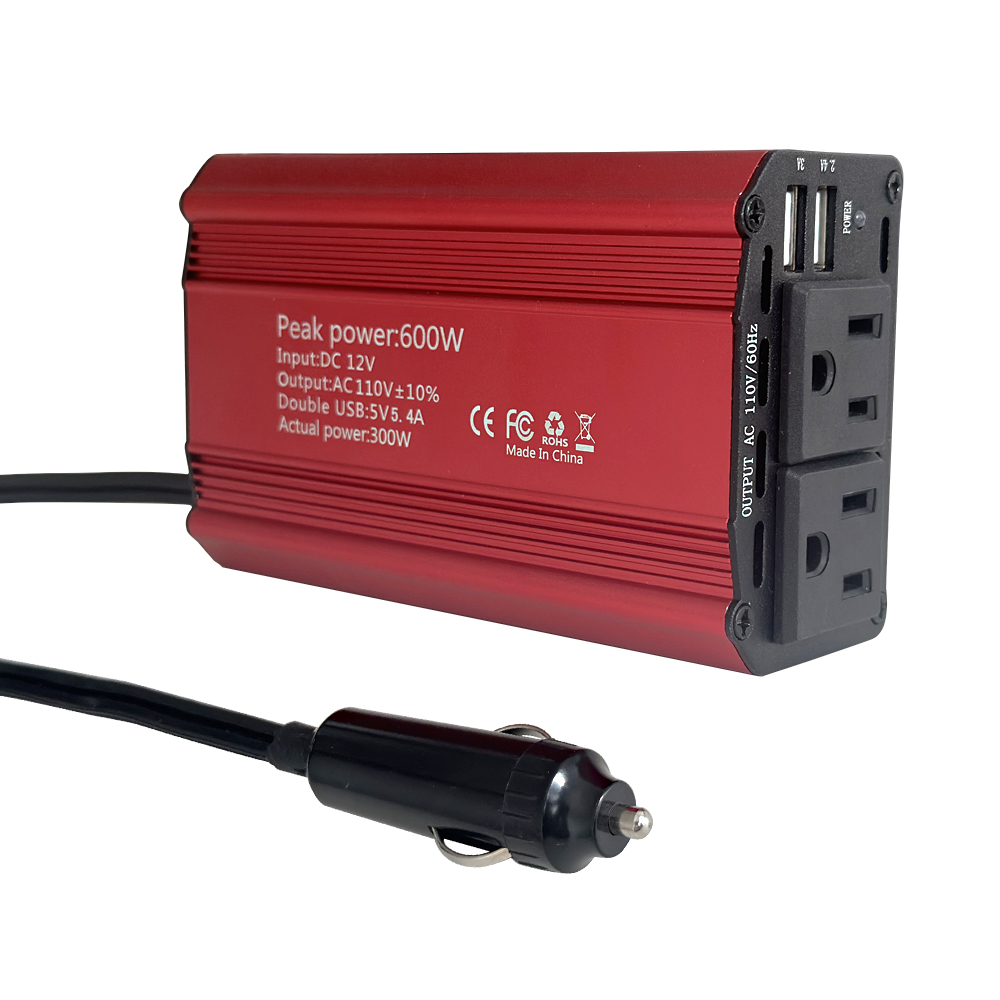 Universal Socket Car Power Inverter 300W 12V 220V Modified Sine Wave Converter Adapter for Laptop Phone USB Charging