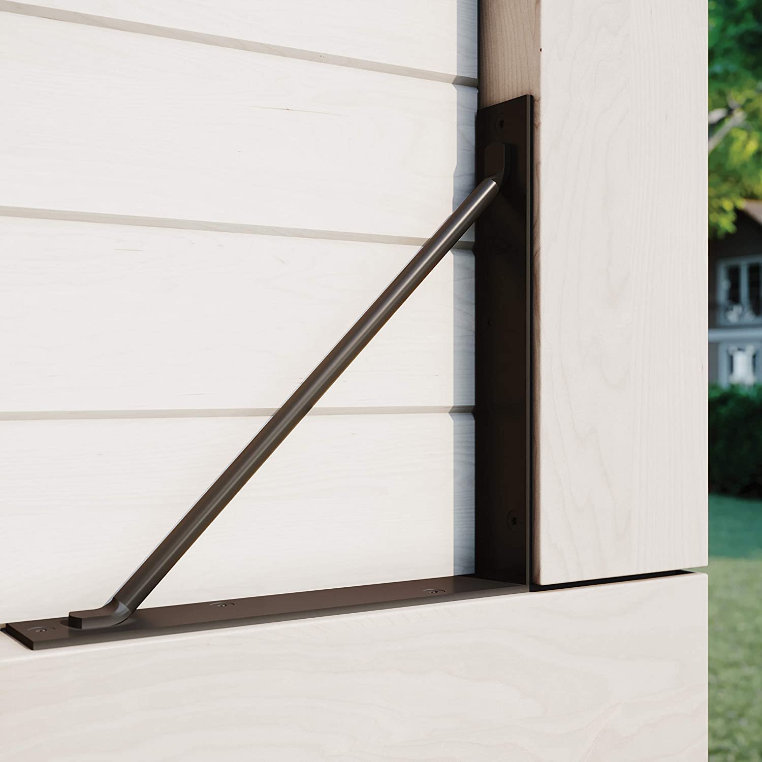 No-Sag EasyGate Bracket Kit Strong Corner Brace and Hinge for Iron Gate Customized