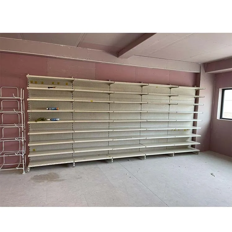 Single Sided Supermarket Display Shelf Retail Shop Shelf Light Duty