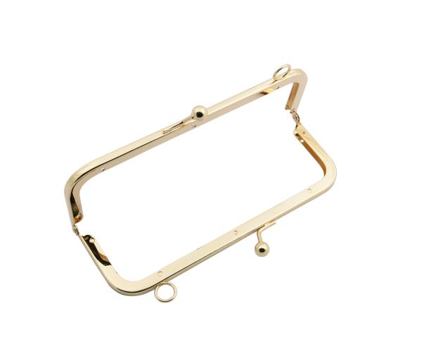 Novelty design new style metal wallet frame,light gold metal frame wallet 180