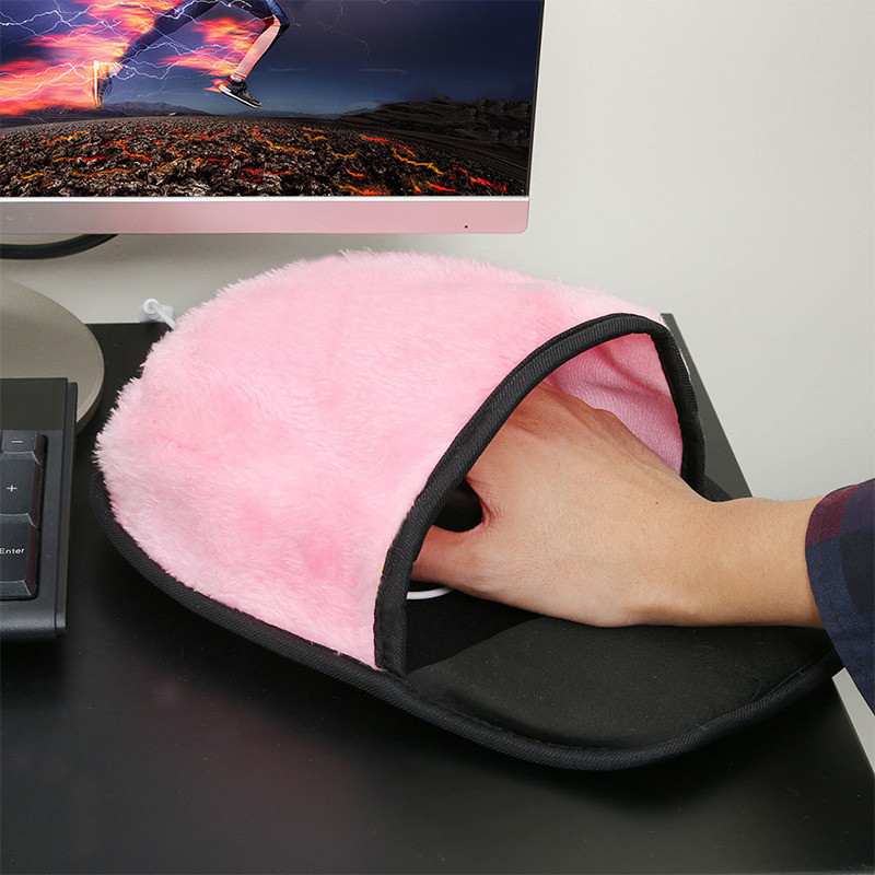 Washable USB Heated Mouse Pad Hand Warmer , Heated Mouse Mat ODM