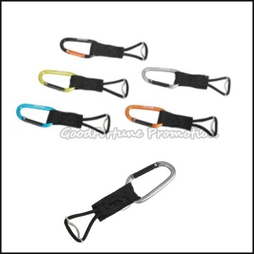 Eco customed promotional printed logo carabiners mug keychain keyrings with