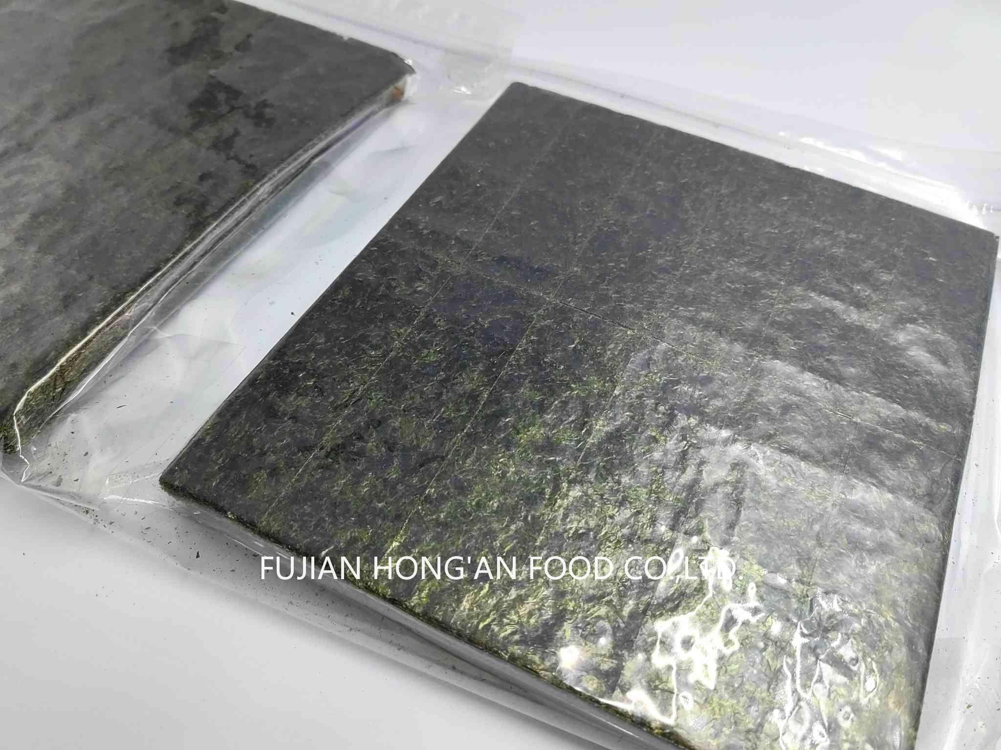 Pyropia Yenera Nori Strip Instant Korean Seasooned Roasted Seaweed With Individual Packaging