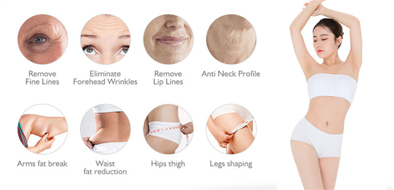 200w 4d Hifu Ultrasound Facelift Machine 2pcs Handles