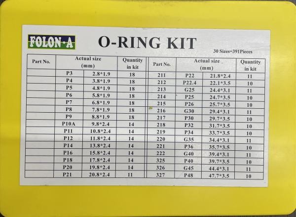 Precision Rubber O Ring Set For Lasting Sealing OR-15