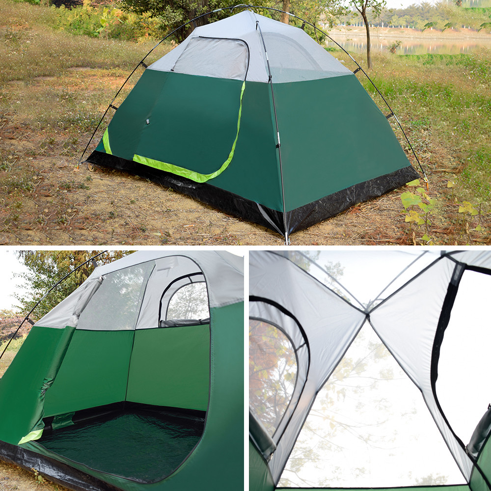 Compact Freestanding PU1000mm 2 Person Touring Dome Tent