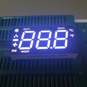 Ultra White Common Cathode 7 Segment Display , Led Mobile Billboard 80-100mcd