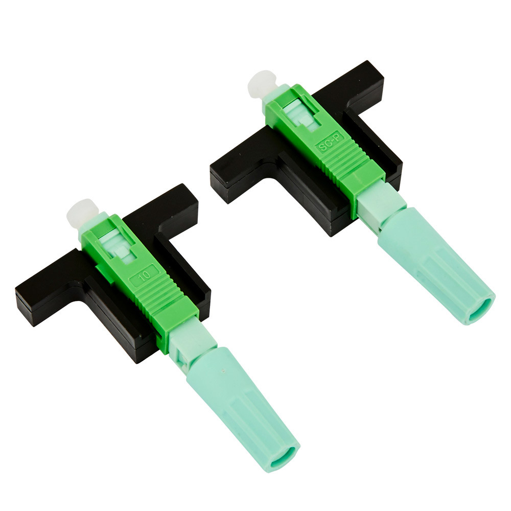 SC APC Fiber Optic Fast Connector, Quick Assembly Fast Connect