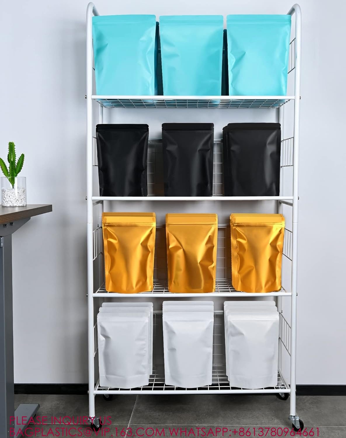 Golden Resealable Stand Up Bags,Smell Proof Pouch Sealable Foil Pouch Bags For Packaging