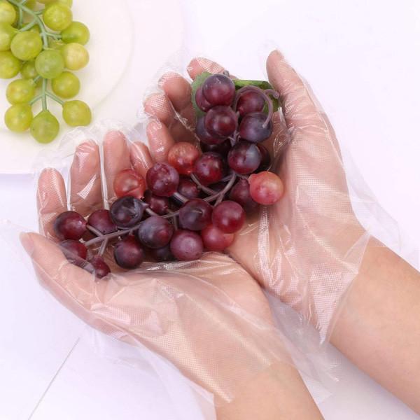 Disposable HDPE Poly Gloves Latex Free Powder Free For Cleaning And Food