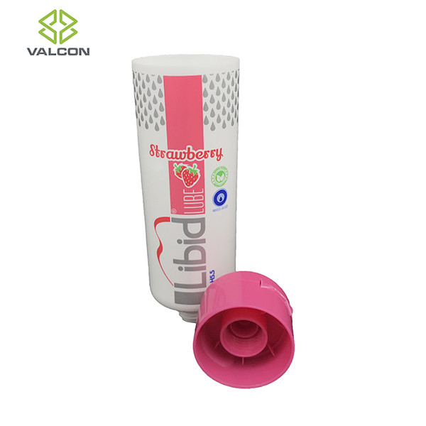 Glossy Varnish Empty Lotion Squeeze Tubes Flip Cap 2 Layer For Gel