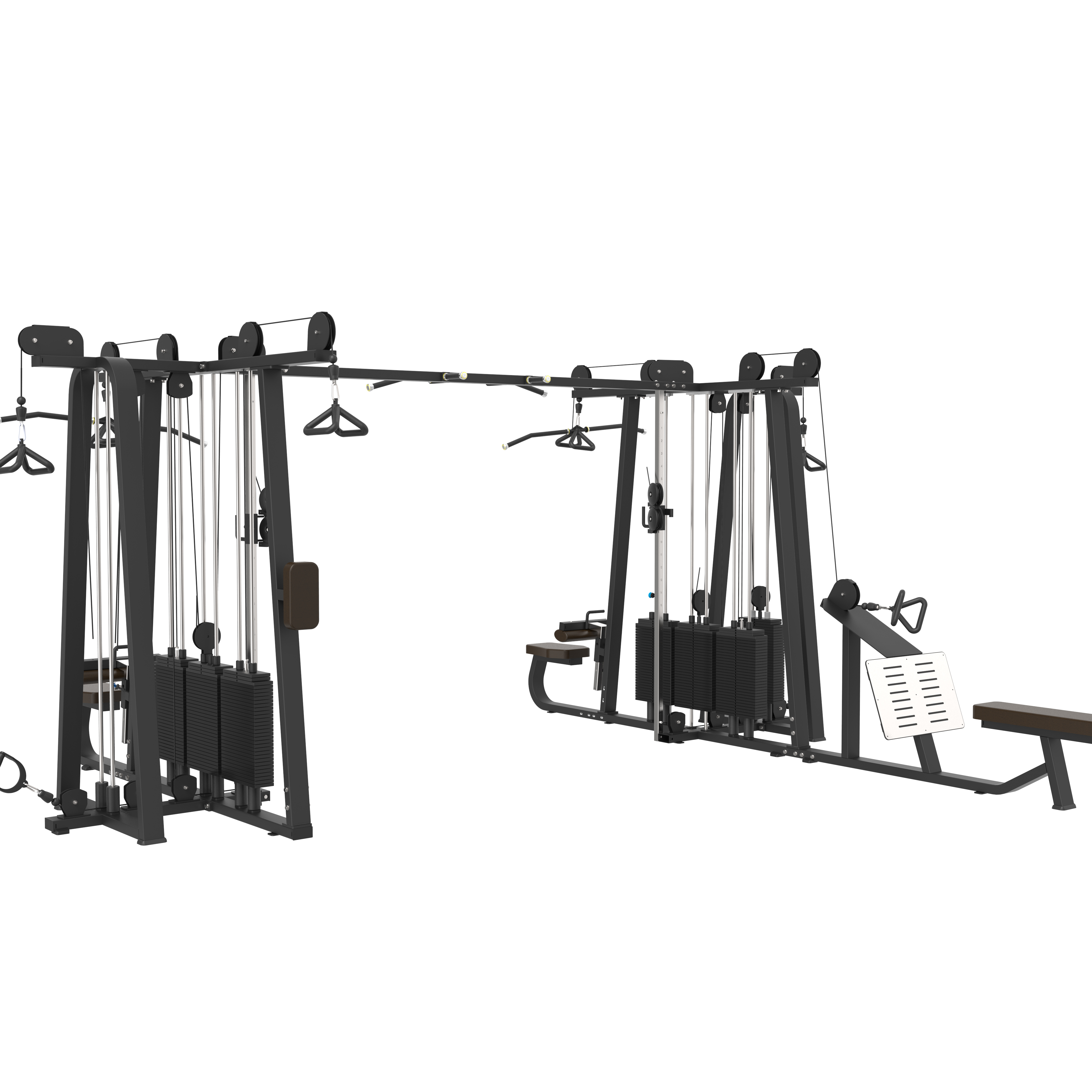 Commercial Gym Equipment Indoor Back Shoulder Exercise 4-Station Mutli Function Station