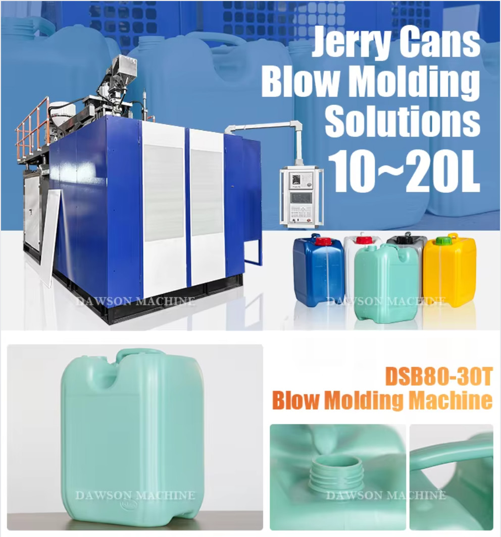 Automatic Lubricant Oil Jerrycan Making Machine Extrusion Blow Molding Machine 20l