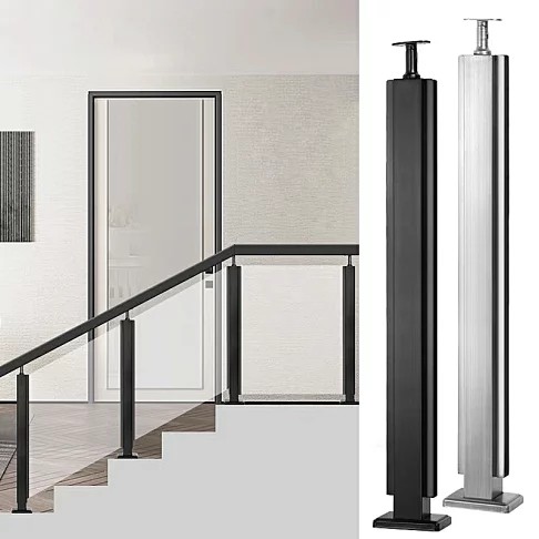 Balcony Clear Toughened Glass Stair Handrail For Indoor Outdoor Stairs