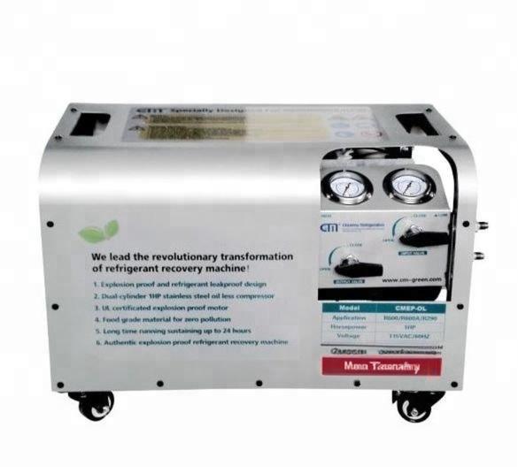 1.25CFM Explosion Proof Refrigerant Recovery Unit Refrigerant Reclaim Machine