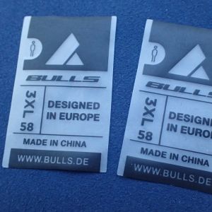 China Transparent Printing TPU Handmade Sewing Labels on sale