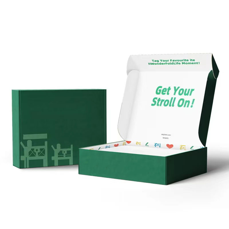 Recyclable Corrugated Shipping Packaging Mailer Box for Shoes and Clothing Custom Order