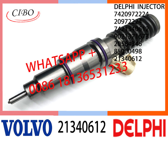 Common Fuel Diesel Injector 21340612 7420972224 20972224 7421340612 20584346 85000498 E3.18 for VOL MD13 HIGH POWER